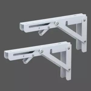 [생활] 접이식 선반대 벽고정 식품 선반 조리대 2p