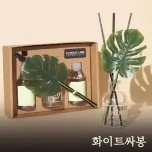 [문구/오피스] 몬스테라 디퓨저 선물세트 화이트싸봉 향 실내 인테리어 방향제