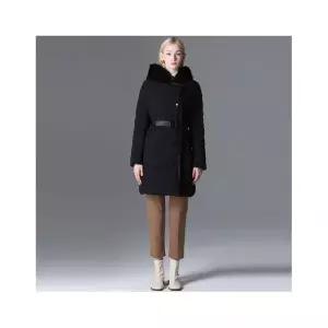 [르오트(LeOT)] 천연 머스크랫 퍼 FUR 스트레치 다운코트