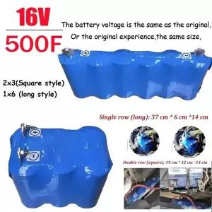 호환  16V 500F for-MG Maxwell for-Super Farah 커패시터 자동차 정류기 3000F 2.7V 오디오 커패시터 자동