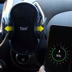 차량용거치대 무선 충전 자동 슬라이드 차량용 거치대 C8