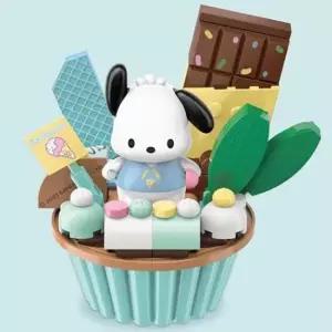 피규어 JW 산리오 블럭 포차코 민트초코 컵케이크 모형