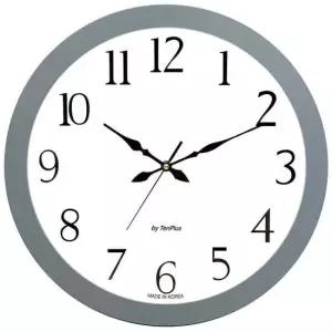 BTP421그레이벽시계 벽시계 국산 우드 대형 무소음벽시게 학교 사무실 인테리어벽시계 벽걸이시계