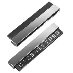 [CAR] 차량용 주차번호판 야광 안심번호 슬라이드형 자동차 연락처 알림판