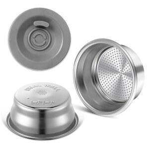 [미국배송] 던키브 1팩 54MM 듀얼 월 포터필터 바스켓 브레빌 에스프레소 머신 BES860XL /11.41 BES870 BES880 BES875 2컵 필터 교체(싱글 포트 그레이)와 호환됩니다