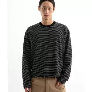 브렌슨 BRENSON 스트라이프 크롭 긴팔티 2Color 1652385