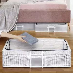이불정리함 리빙박스 침대밑수납 대 이불정리파우치 옷정리함 옷보관함