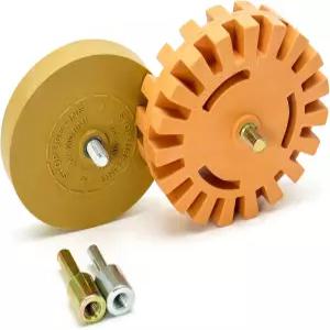 QWORK 자동차 데칼 리무버 휠 세트 핀스트립 스티커 접착 비닐 등을 RV 보트 등에서 제거할 수 있습니다