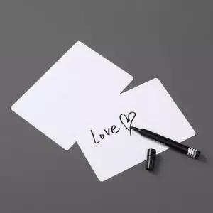 마그네틱보드 메모존 자석 화이트보드 냉장고자석 칠판 2p A5