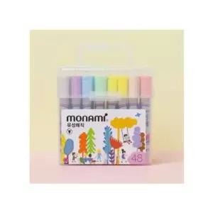 신상유성매직 모나미 유성매직 48색세트