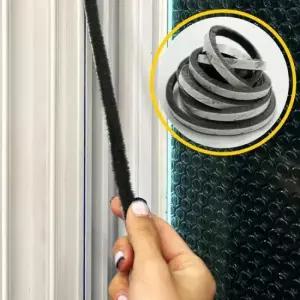 방충망모헤어 문틈새막이 겨울 방품 바람막이 현관문 문풍지 9x5M