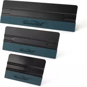 NEWISHTOOL 비닐 랩 스퀴지 키트 3개 사인 제작용 사이즈 벽지 및 PPF 윈도우 틴트 적용