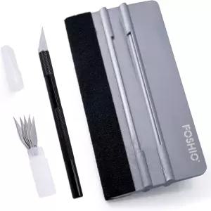 포시오 펠트 스퀴지 공예 나이프 윈도우 틴트 키트 비닐용 6인치 5PCS 블레이드 도구가 추가된 엑조 필름용