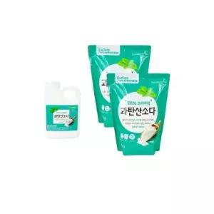 감동 과탄산소다 용기500g+리필4kg 세탁 표백제 천연세제 과탄산소다 세탁조청소 얼룩제거 물때 배수관청소