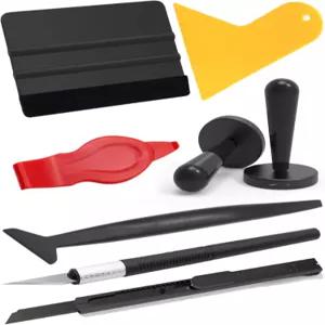 스판노 자동차 비닐 랩 도구 키트 - 스퀴지 자석 나이프 등 포함