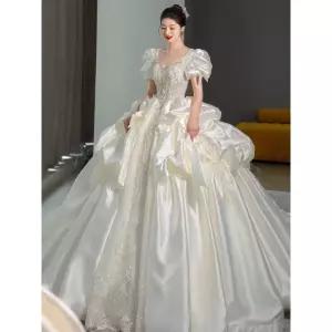 셀프 스몰 웨딩 의상 웨딩드레스 피로연 드레스 이브닝