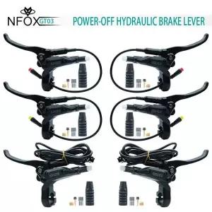 호환  Bafang 파워 오프 오일 브레이크 3 핀 접이식 전자 자전거 핸들 브레이크 유압 펌프 업 레버 산악 자