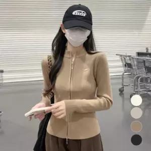 [의류] 카렌 하프넥 투웨이 집업 골지 니트 SD-260158