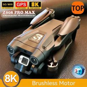 호환   신제품 Z908Max 8K 듀얼 카메라 GPS 드론 10KM FPV 장애 회피 브러시리스 및 접이식 쿼드콥터 디자