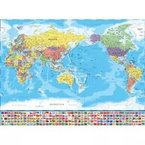 풍경화퍼즐 2000피스퍼즐 세계지도와 국기 퍼즐코리아