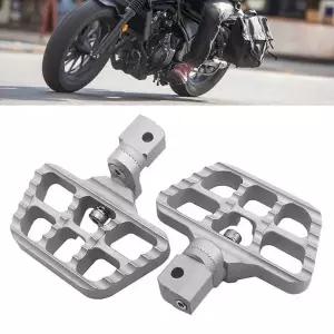 호환   전면 바닥 보드 각도 조절 발 받침 페달 Indian Scout Bobber 2015-2024 용 회전식 라이더 FootPegs