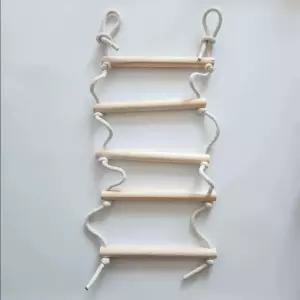 줄사다리 원목 실내 간격 매달리기 가정용 문틀밧줄 교구 문틀 놀이기구 방