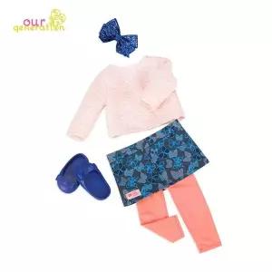 [에이치플러스몰]나비스커트 세트 오지돌스 레깅스