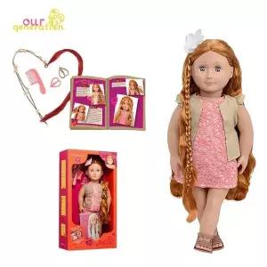 [에이치플러스몰]레드 롱헤어 패티 인형 오지돌스 공주인형