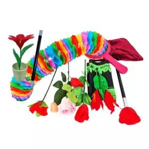 JL매직 꽃마술 7종세트 마술세트 마술 도구 용품 장미마술 마술용품 꽃마술 공연용마술