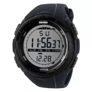 bns 심플 알람 방수 스포츠 등산 조깅 디지털 손목 시계 손목시계 커플시계 패션시계