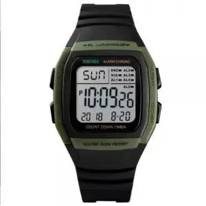 bns 학생 군인 방수 알람 5개 전자 심플 가벼운 손목 시계 멀티 디스플레이 손목시계