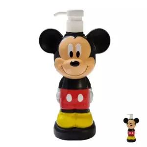 자동디스펜서 세제 세제통 샴푸통 욕실 디즈니 미키마우스 입체 핸드워시 디스펜서 480ml