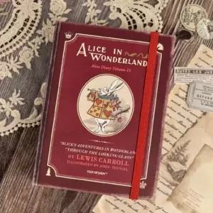 TBZ 앨리스 다이어리 vol 15 - 레드와인 만년형 레드와인 심플 이상한나라 2025 자기계발