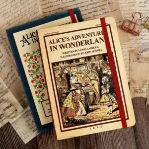 TBZ 앨리스 150주년 기념 다이어리 - 여왕과 앨리스 만년형 이상한나라 2025 자기계발 심플