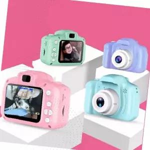 어린이 디지털카메라 키즈 토이카메라 사진촬영 장난감 컬러풀 미니 휴대용 셀카 동영상 녹화