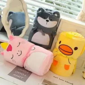 극세사 캐릭터 수면용 어깨 블랑켓 단추포인트 pZo6+2qpR