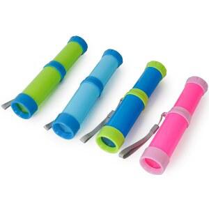 [미국배송] 용 루윈트 포켓 망원경 장난감 4팩 휴대용 해적 과학 단안 여아용 교육용 장난감 생일을 탐구하는 접이식 스파이글래스