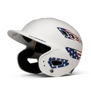 붐바 DEFCON 야구/소프트볼 헬멧 - USA 플래그 원 2가지 사이즈