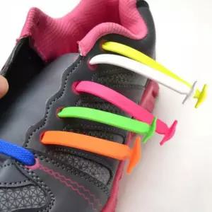 쿨 매듭 없는 실리콘 운동화 신발끈 정리 고무 스트랩 Dpa3+4xme