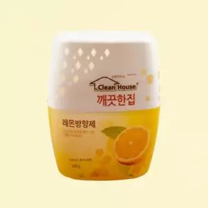 레몬향 방향제 실내용 차량용 냄새제거 젤형 탈취제 200g 상큼한 향기