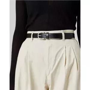 [백화점 정품] 닥스 ACC [여성벨트]블랙 가죽 슬림 버클 여성벨트DBBE2F741BK