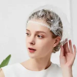 일회용 헤어캡 비닐헤어켑 이어캡 미용실 가정용 비닐 커버 100매