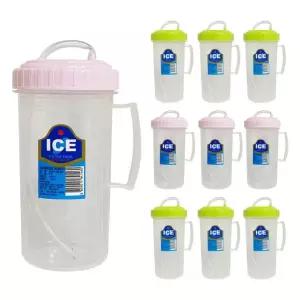 덕신 (손잡이 빨대컵) x(10개) 500ml 병원 물컵   물병