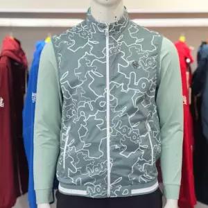 루이까스텔 SS 남성 뒷에리 시보리 캐디강아지 홑겹 조끼 점퍼 베스트 7MOJP339A