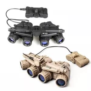 경 헬멧 4안 야시경 블랙 안경 적외선 스코프 /