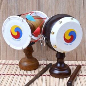 미니장구 설장구 악기 장구 원북장구평안북홈호텔 사물놀이 소품 개장품 높이 목재