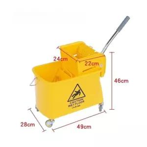 청소 걸레 물통 이동식 대걸레 밀걸레 20L 걸레통 밀대통
