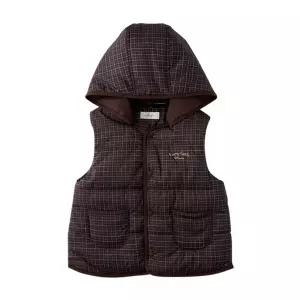 밍크뮤아뜰리에 26SS BR 체크후드패딩베스트 (3611413101) HJ