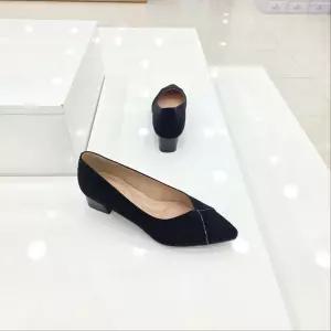 [탠디]by미셸 126010 원단소재 4cm굽 큐빅장식 여성 펌프스 구두 cc7_CC