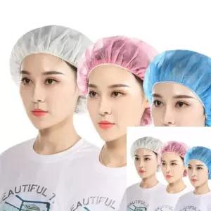 부직포 헤어캡 100매 1회용샤워캡 파마모자